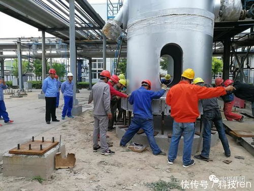 寶塔石化精細化工公司柴油加氫技改項目新增反應器順利吊裝完成